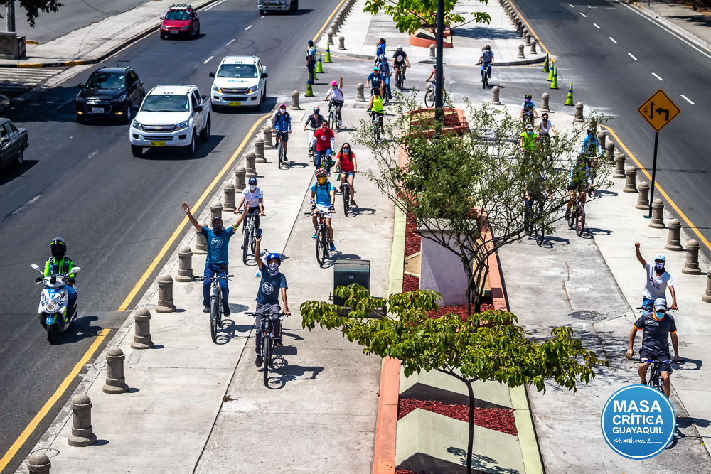 Se hacen realidad los primeros tramos de la ciclovía en Guayaquil