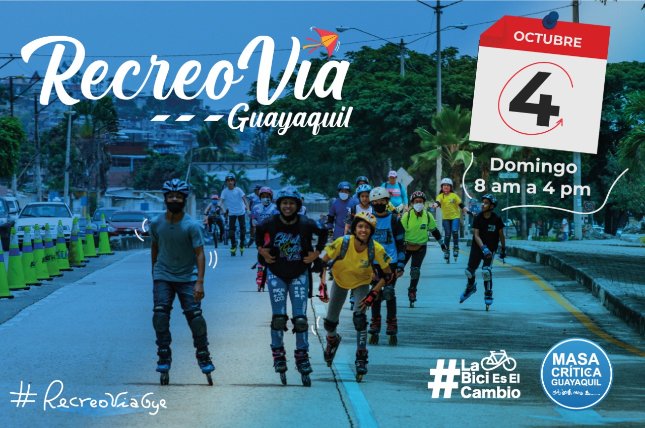 (SUSPENDIDO) ¡Nos vemos este 4 de octubre en la Recreovía!