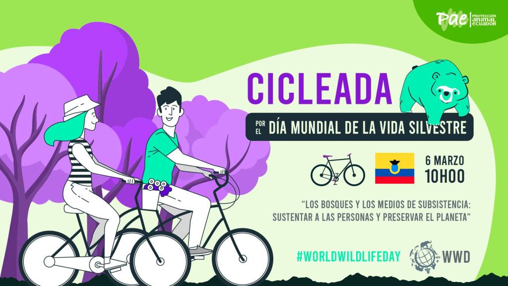Masa Crítica Guayaquil se une este 6 de marzo a la cicleada por el Día Mundial de la Vida&nbsp;Silvestre
