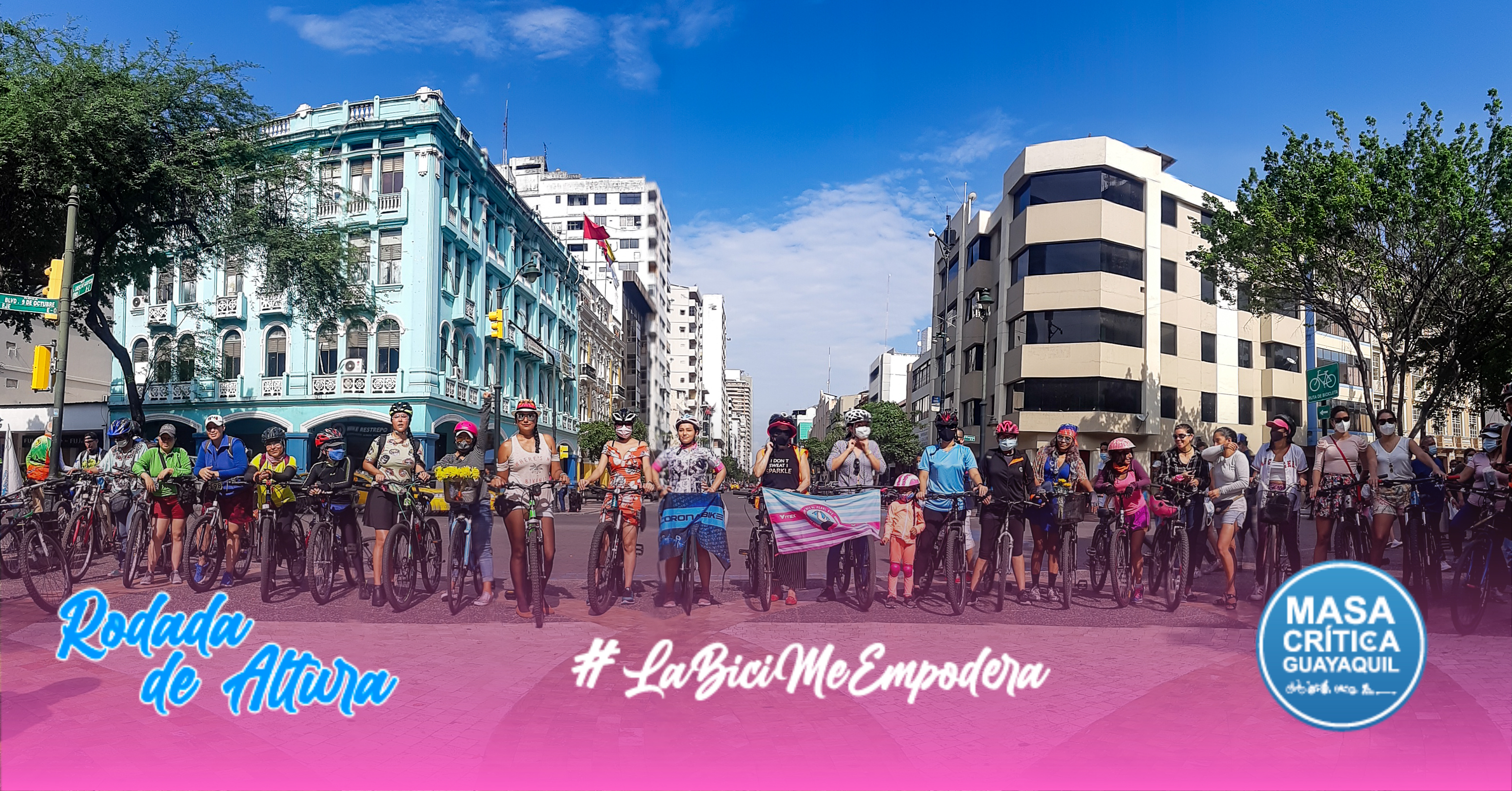 FOTOGALERÍA | Guayaquil disfrutó de la Rodada de Altura con Masa Crítica