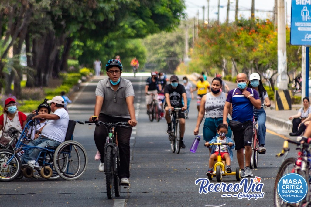 FOTOGALERÍA | Así disfrutamos la Recreovía de Guayaquil del 25 de julio de&nbsp;2021