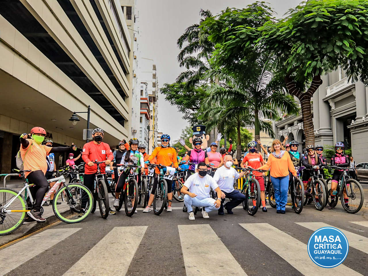 Fotogalería | Masa Crítica Guayaquil participó en ciclopaseo contra la violencia a la mujer