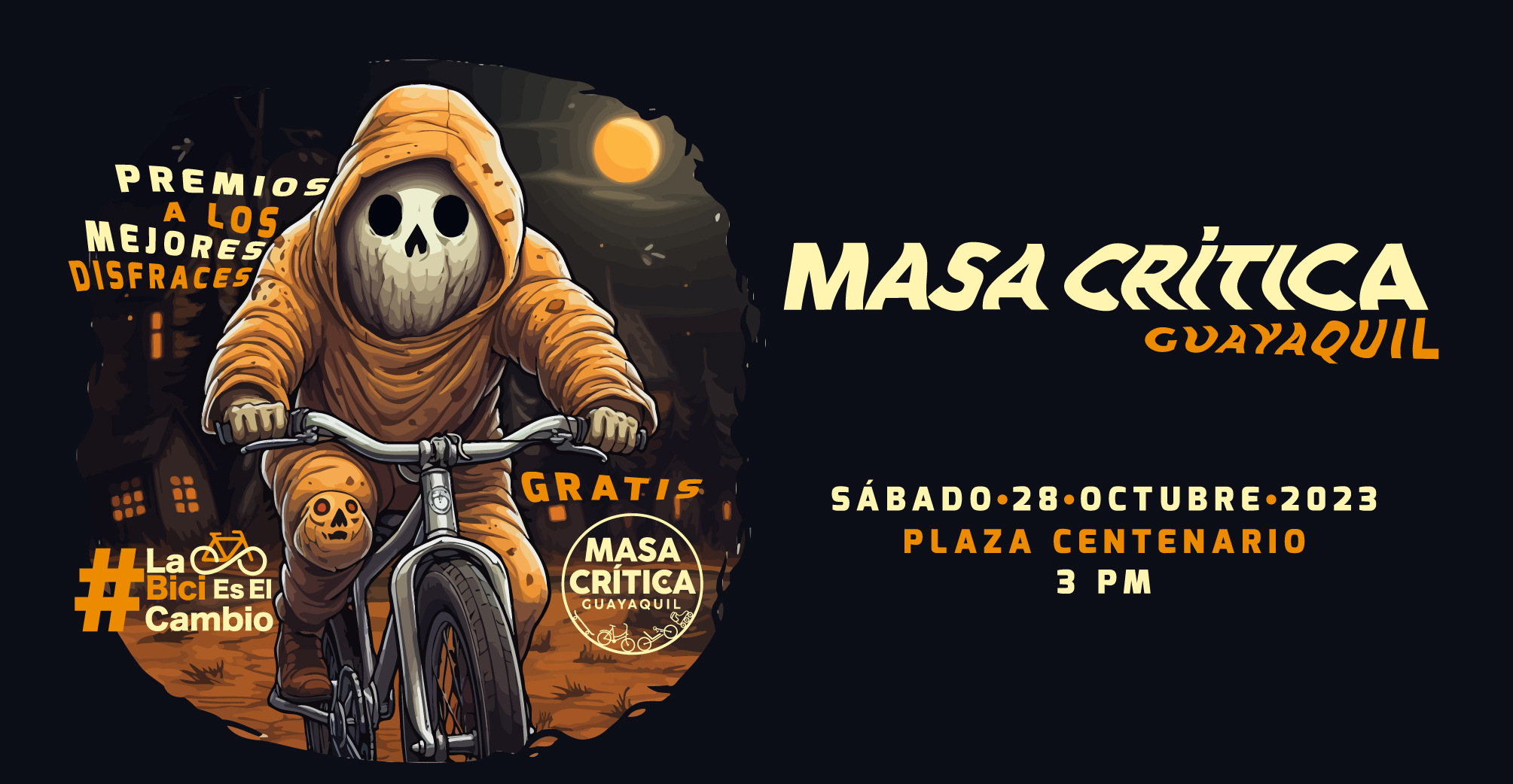 Disfraces, premios y diversión habrá en nuestra Masa Crítica de Halloween