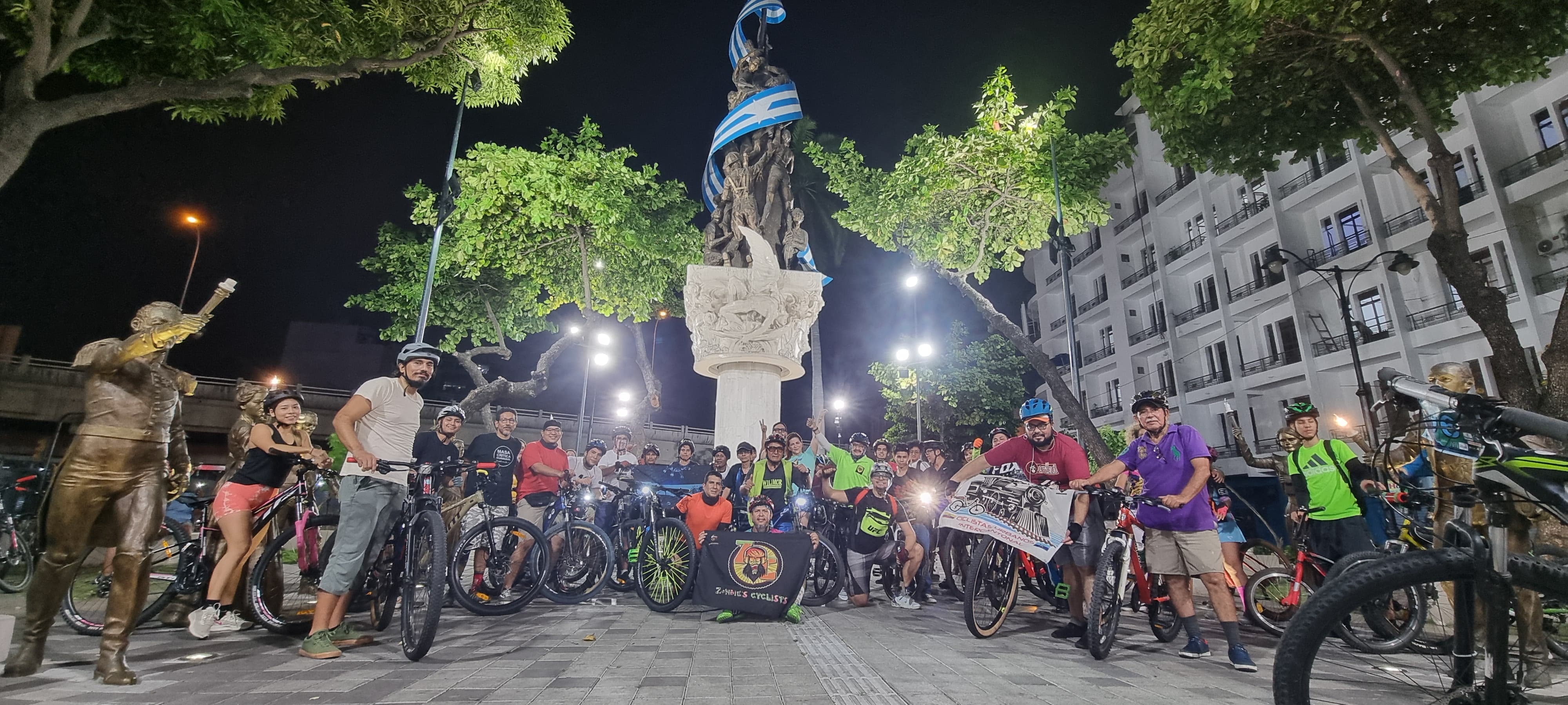 Recorrimos centro y sur de Guayaquil en nuestra Masa Crítica de mayo