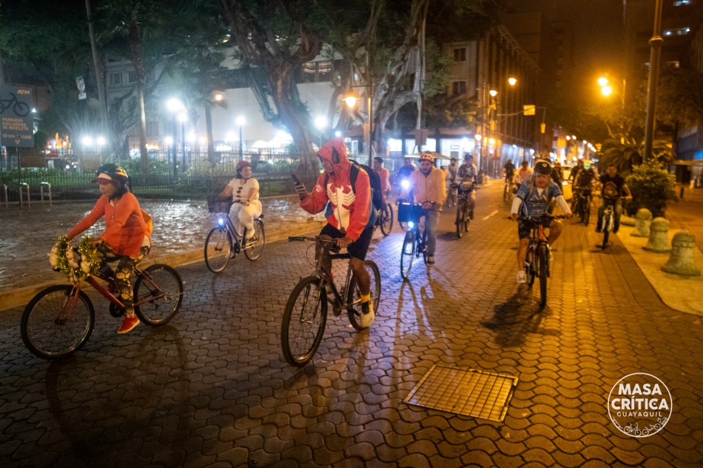 Masaween fue la fiesta en bicicletas en&nbsp;Guayaquil